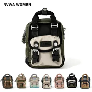 Doughnut Macaroon Tiny Organic Cotton series 1L Women Casual Crossbody Cell Phone Bag Purse Handbag