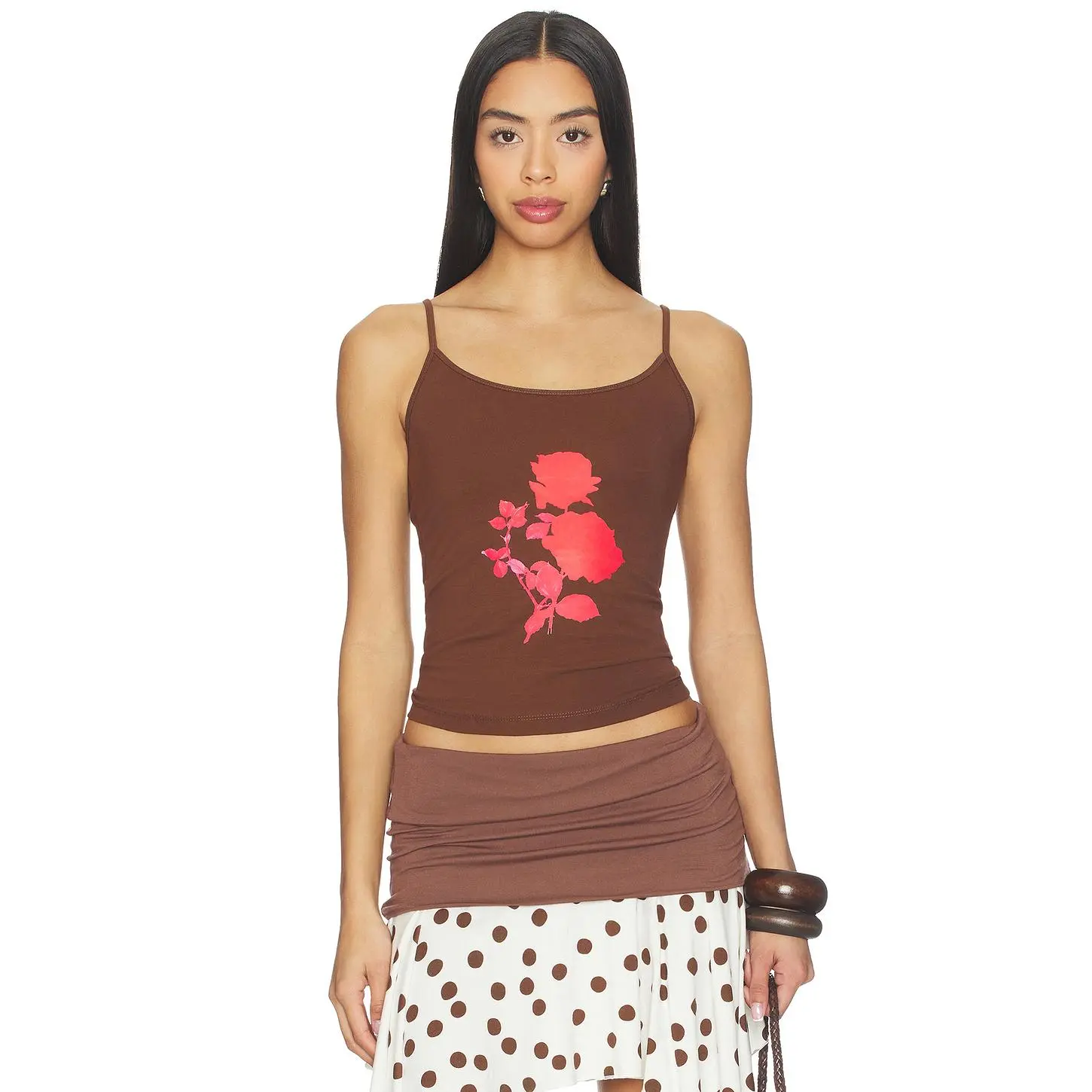 Susmie's Rose Top in Brown