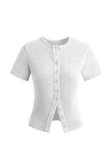 women's short sleeve cardigan, casual button front knitwear for daily wear, ladies clothes for all seasons, womenswear, tops, cardigan sweater