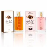 Unisex Al Rehab Choco Musk 2-Pack 50ml EDP Perfume Spray Gift Set - High-Quality Scented Bottles, Rich Musk, Marshmallow & Coffee Aroma Notes, Daily Wear Fragrance, Perfumes for Women, Gifts for Girlfriend