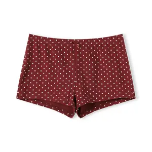 Foldover Shorts for Women Vintage Polka Dot Micro Shorts Fold Over Pajama Bottoms Slim Fit Going Out Mini Shorts Streetwear