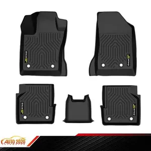 TPE Floor Mats Liners Fit For Jeep Compass 2017-2025 Front and Rear 2 Rows Upgraded Version