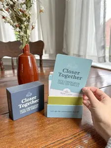 Closer Together: Family Conversation Cards for Christian Families to Deepen Connection, Strengthen Faith and Grow Spiritually