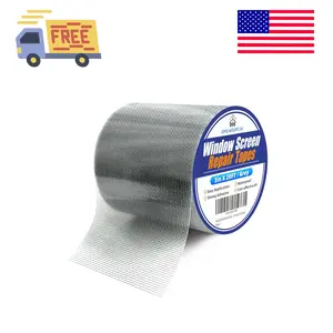 Grey Window Screen Repair Tape,3inX20FT Heavy Duty Screen Repair Kit