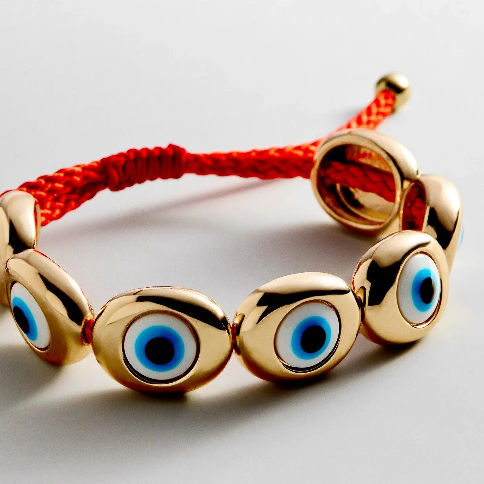 Eye to Eye Bracelet - Gold/Blue Eye to Eye Bracelet - Gold/Blue