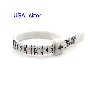 Standard Measurement Belt Ring Sizer for Accurate Sizing - Plastic