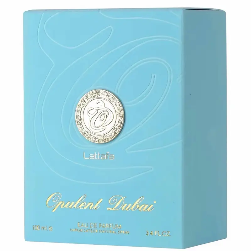 Lattafa Opulent Dubai EDP 100ml Spray - Unisex Arabian Cologne, Aromatic Fragrances, Captivating EDP Fragranced Perfume, EDP Scents for Special Occasions, Captivating Fragrance