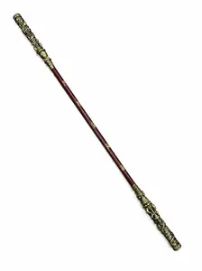 Kinstore 79" Full Size Black Myth PU Foam Wu Kong Staff Monkey King Staff Ruyi Jingu Bang Magical Staff for Cosplay Replica