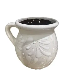 JARRITOS mexican mug clay, Mexican clay cup, MEXICAN cup hand painted Hand made Mexican pottery coffee mugs