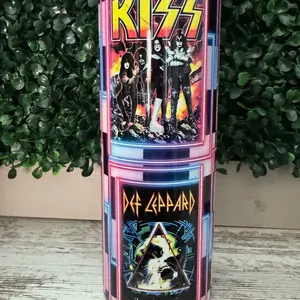 20oz 80s Rock Neon Tumbler