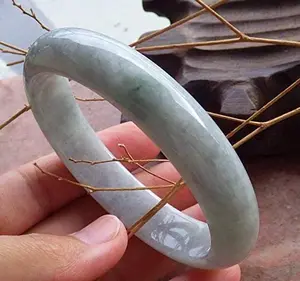 Certified Hand Carved Green Myanmar Burma 100% Natural Grade A JADE Jadeite Bangle Bracelet 58mm