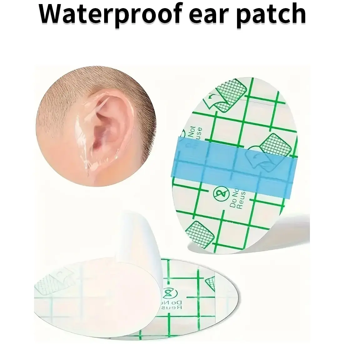 Adult Waterproof Ear Plugs, Ear Plugs for Swimming, Shower Ear Protectors, Bathing Ear Covers, Suitable for Shower, Bath, Swim, 20/40/60/80/100 Pieces