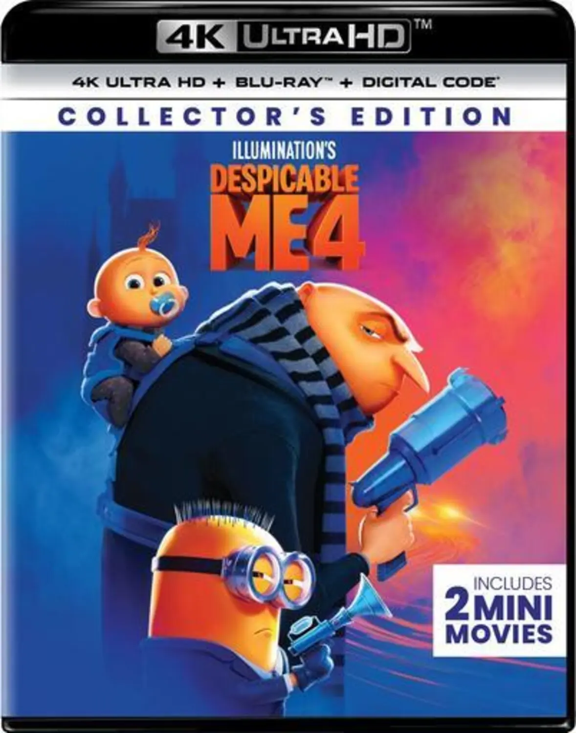 Despicable Me 4  [4K ULTRA HD BLU-RAY MOVIE] With Blu-Ray, 4K Mastering,