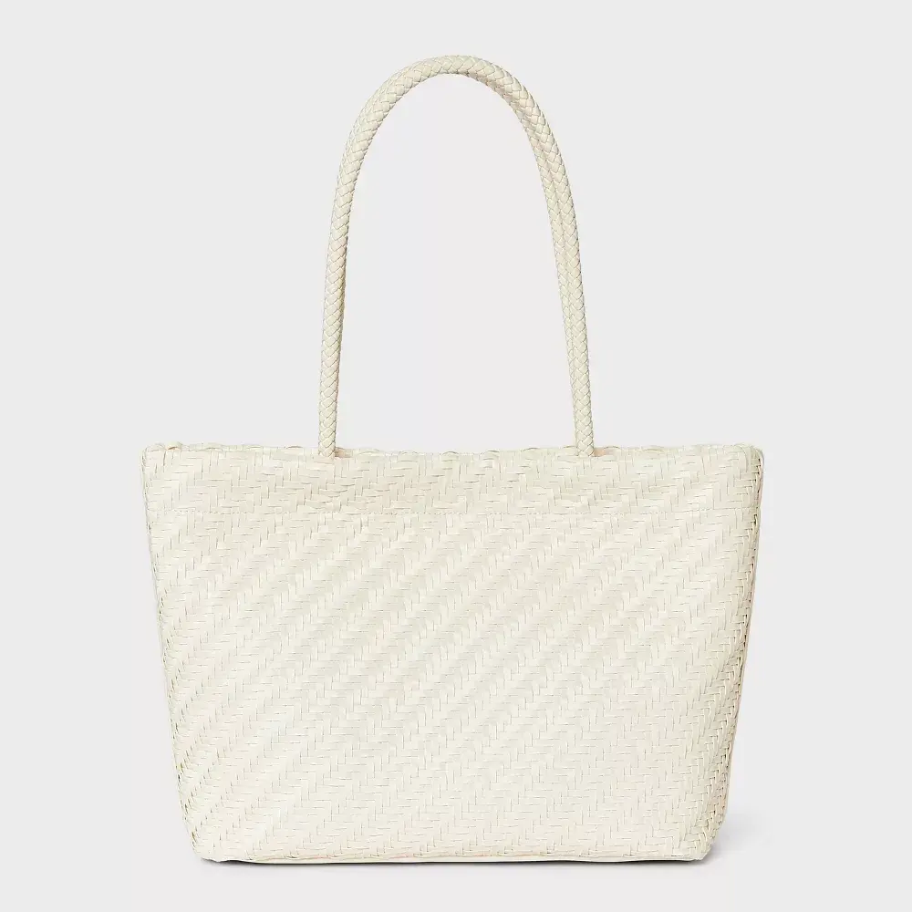 Woven Tote Bag - A New Day