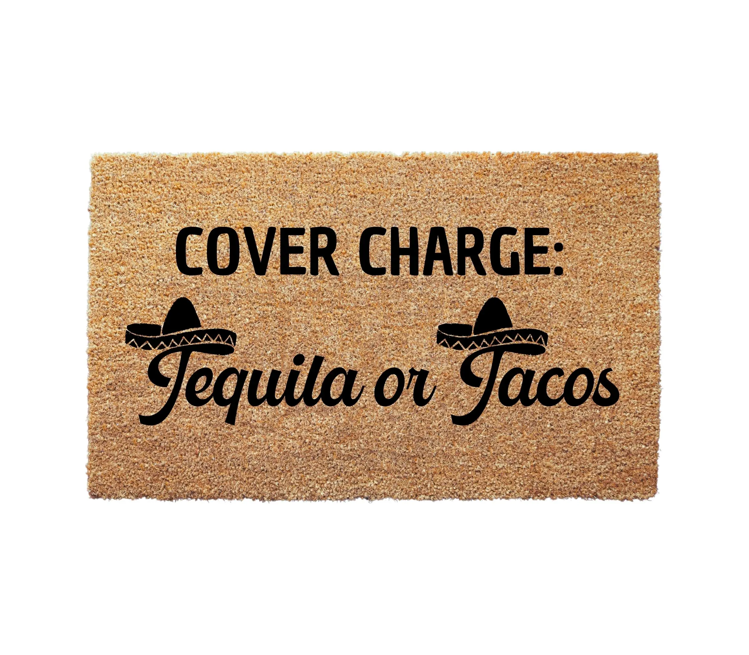 Tequila or Tacos Doormat - Mexican Front Door Mat, Funny Quote Doormat, Home Decoration, Entryway Doormat, Welcome Rug, Housewarming Gift
