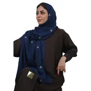 Tri-floral design. Women's Hijab.