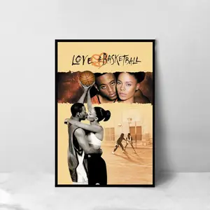 Love & Basketball Movie Poster - Vintage Art Print for Stylish Room Decor & Gift Giving Without Frame