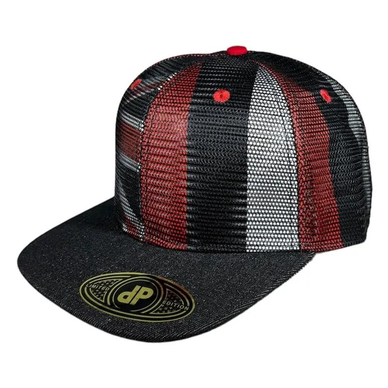 ANXD Hawaiian Flag Mesh Snapback Hats | 58cm Adjustable | Double Portion Supply