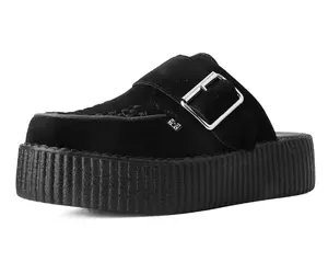 Black Suede Creeper Mule Black Suede Creeper Mule
