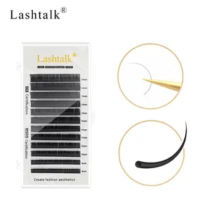 Mixed Length Individual False Eyelashes (1 Count), Natural Look Fluffy C Curl Eyelash Extensions Kit, Volumized Lightweight Fake Eyelashes for Women and Girls Eye Makeup Enhancement