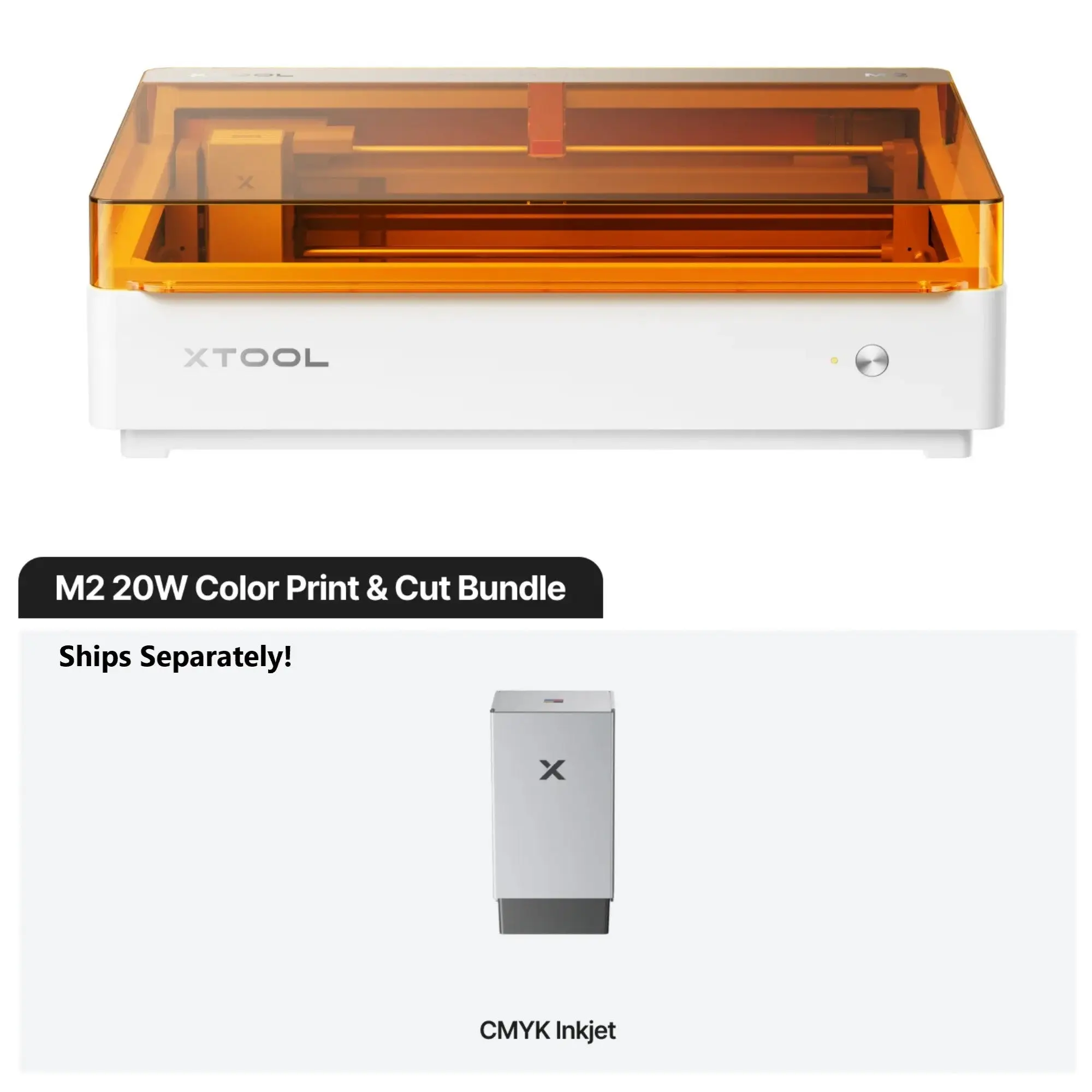 xTool M2 Color Craft Laser 20W with CMYK Inkjet Print Head