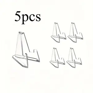 5pcs Display Stands, Multi-Functional Small Collectible Showcase Platform, Ideal for Artifacts, Photos, Medals, Memorabilia