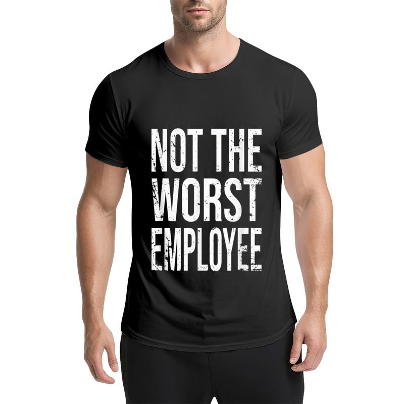 Men's Funny Statement Bold Graphic Humorous Print Playful Quote Crew Neck T-Shirt - Sensitive Skin-Friendly, Foldable, All Seasons, Soft, Casual, Dry Clean Compatible, Snug Fit Sohochic