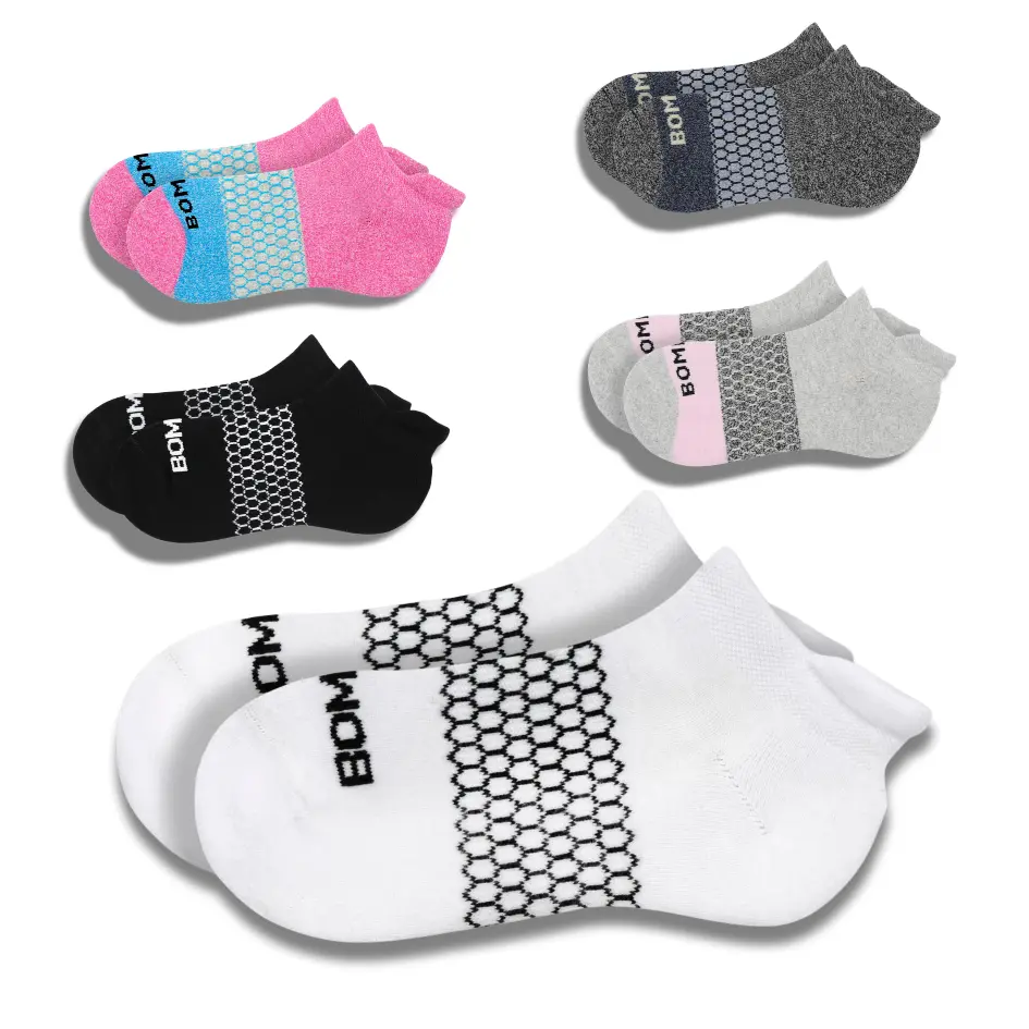 Honeycomb Cushioned Ankle Socks (4-Pack) –  Seamless Toe, Blister Tab -Warm & Cloud-Soft Cotton, Unisex Comfort for Men & Women, 3 Sizes (S/M/L), Multiple Colors Available