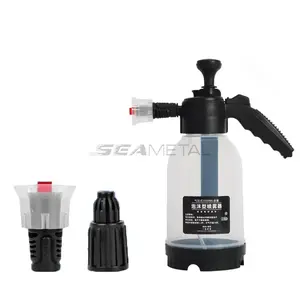SEAMETAL 2L High Pressure Foam Sprayer - Hand Pump Car Wash Spray Bottle for Foam Snow Cleaning at Home & Car - Perfect for Efficient Washing & Detailing