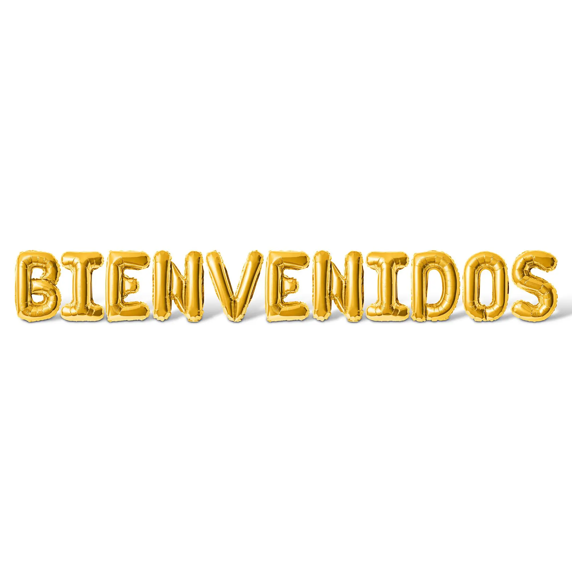 Letter Balloons - BIENVENIDOS 16" Inch Alphabet Letters Foil Mylar Balloon Welcome Party Banner