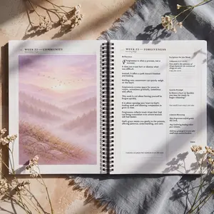 A Gentle Year with God – 52-Week Devotional Journal for Women, Weekly Scripture, Reflection & Guided Writing Prompts for Faith, Peace and Spiritual Growth