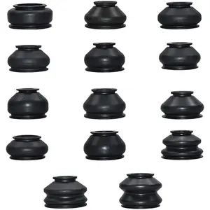 14 count Ball Joint  Tie Rod Boot, Rubber Tie Rod End Boots Dust Protection Cover, Automotive Turn To Rods Arm Ball Joint  Boot, Universal  Suspension Steering Accessories