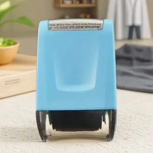 Durable Metal Privacy Roller Stamp | Reusable Anti-Peep Document Shield for Home & Office | Protect Medical & Financial Info | Leak-Proof Ink for Secure Identity Protection | Office Stamps