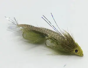Drunk and Disorderly Olive Articulated Streamer- Strike Fly Company