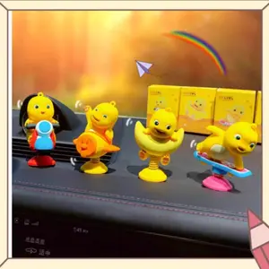 Wobbly Office Desktop Ornament - Milk Dragon Wobbly Series Figurine Toy, trendy collectible figure for car, home, or motorcycle decoration, stress-relief toy, perfect for gifting to family and friends or as a home decoration, Cute Animal Design