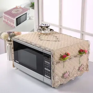 Microwave Oven Dust Cover, Dustproof Cover, Dustproof Design, 1 Count Lace Trim Grill Dust Cover, Household Dust Cover for Kitchen, Durable Cover, Home Supplies