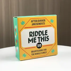 Guess Me Out Card Game, 50 Cards Per Box Portable Pocket Game, Family & Friend Gathering Game, Unique Gift Creative Fun Party Cards, Word Cards, Card Deck