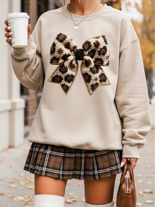 Lush & Lavish Bow ~ Unisex Crewneck Sweatshirts Printed in the USA