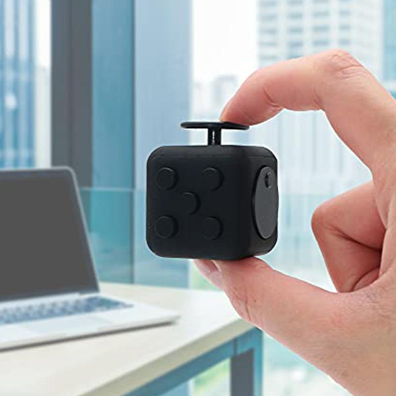 6/12 Sides Cube Decompression Toy Rainbow Stress Relief Autism ADHD OCD Anxiety Sensory Toys Fingertip Desk Toy for Kids Adult #TTMN