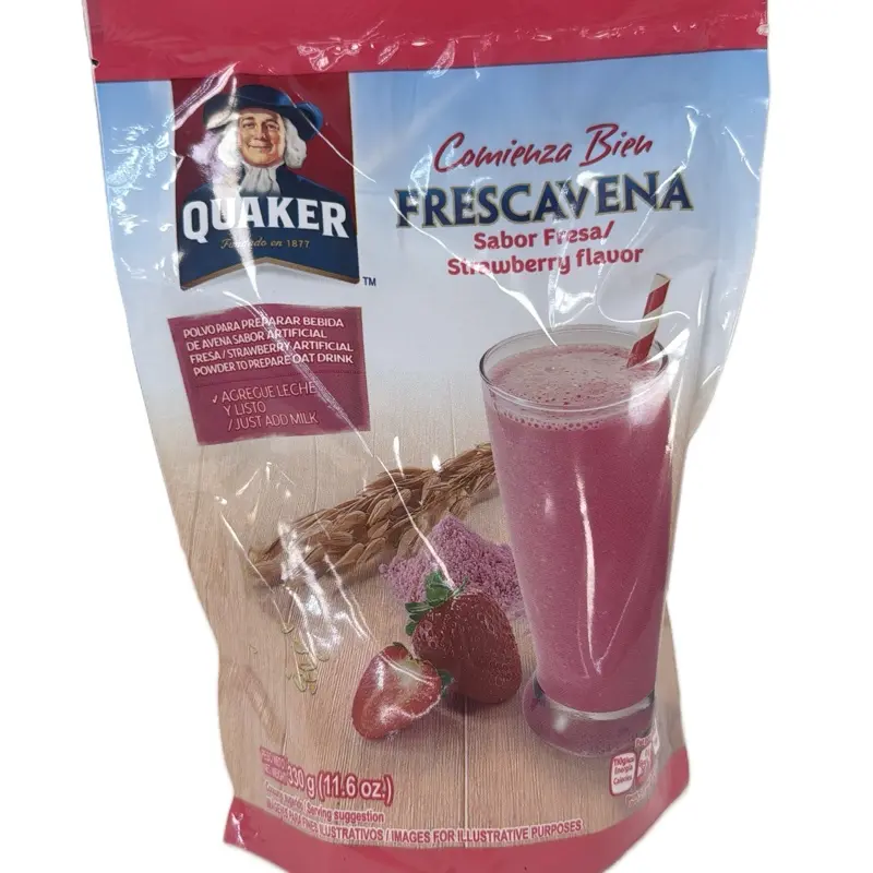 2 Bolsas Quaker Frescavena sabor Fresa 330g