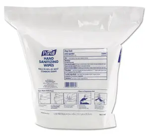 Hand sanitizing wipes