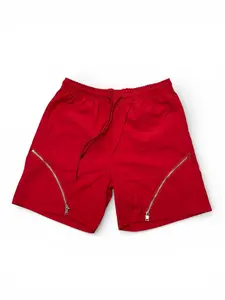 Rebel - Shorts Zip Nylon - Red - 14901