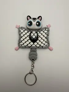 Rider the Sugar Glider | Sugar Glider Fidget Keychain | Cute Animal Lover Gift