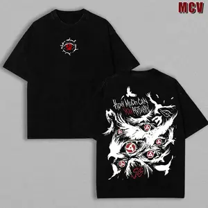 Retro Uchiha Itachi Mineral Washed Graphic Tee | Heavyweight Cotton Vintage Naruto Streetwear | Premium Anime Manga T-Shirt | Y2K Japanese Style Fan Gift