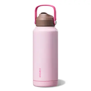 [CAROTEGO] 32oz Easy Carry Insulated Water Bottle, BPA free,Spill Proof Ice Cold Up to 36H