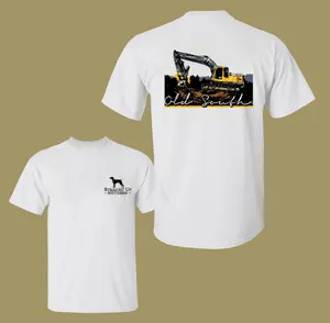 Old South Hoodie Bold Construction And Excavator T-shirt  - Pick Your Shade - All-Weather Gear - Fashion for All Genders - Find Your Perfect Fit