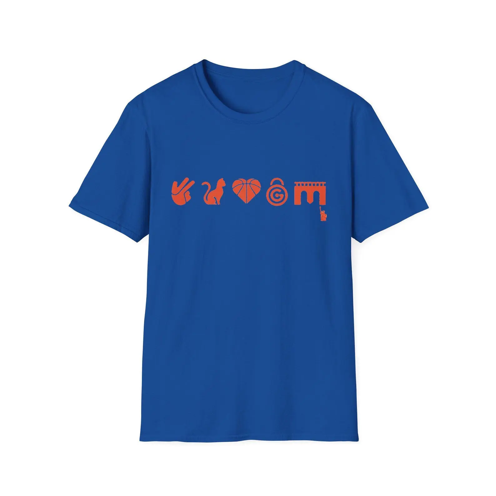 Knick Starting Five 5 Emojis Team Tee Shirt Unisex New York Brunson Og Kat Hart