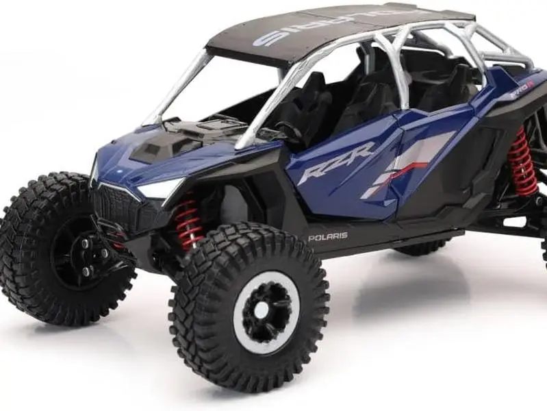 New Ray 1:18 Scale Polaris RZR Pro R 4 Rock Crawler Blue (Azure Crystal) 58466A