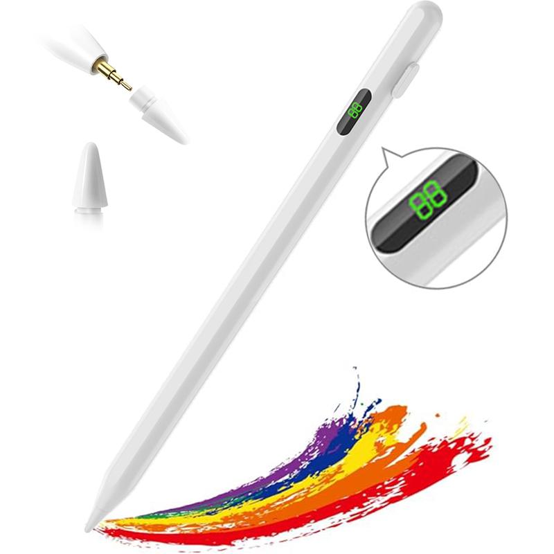 Stylus Pencil for Apple iPad Air 2024 11/13 inch M2, iPad Pro 13/12.9/11-inch, iPad Air Pencil 6/5/4/3th Generation, iPad Pro Pencil 3/4/5/6th Generation, Compatible 2018-2024 with Fast Charge