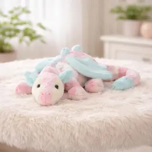 Jellycat Lazulia Dragon Plush – Soft Pastel Stuffed Toy, Fantasy Collectible, 50cm With Tags